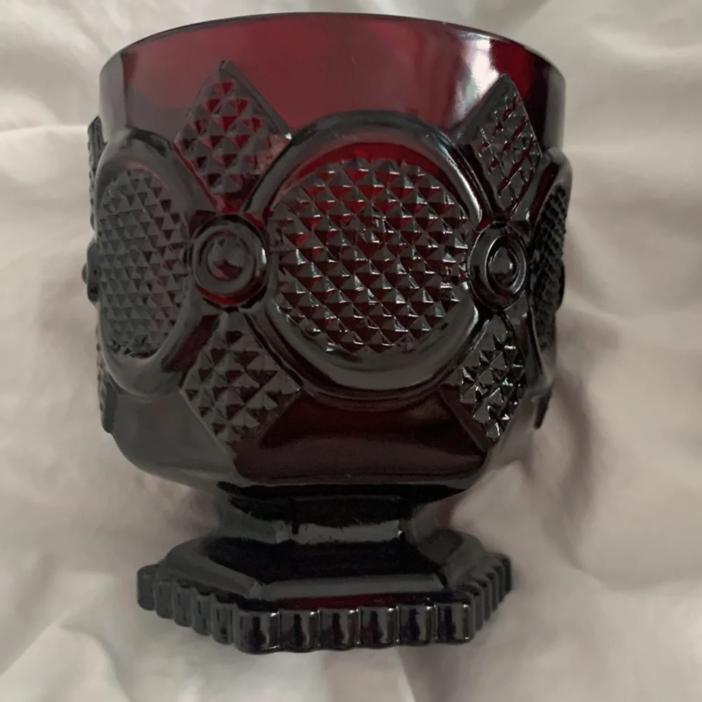 VTG AVON Ruby Goblets